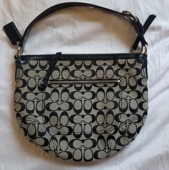 Coach Handbags - Vintage Coach Purse Black and Grey